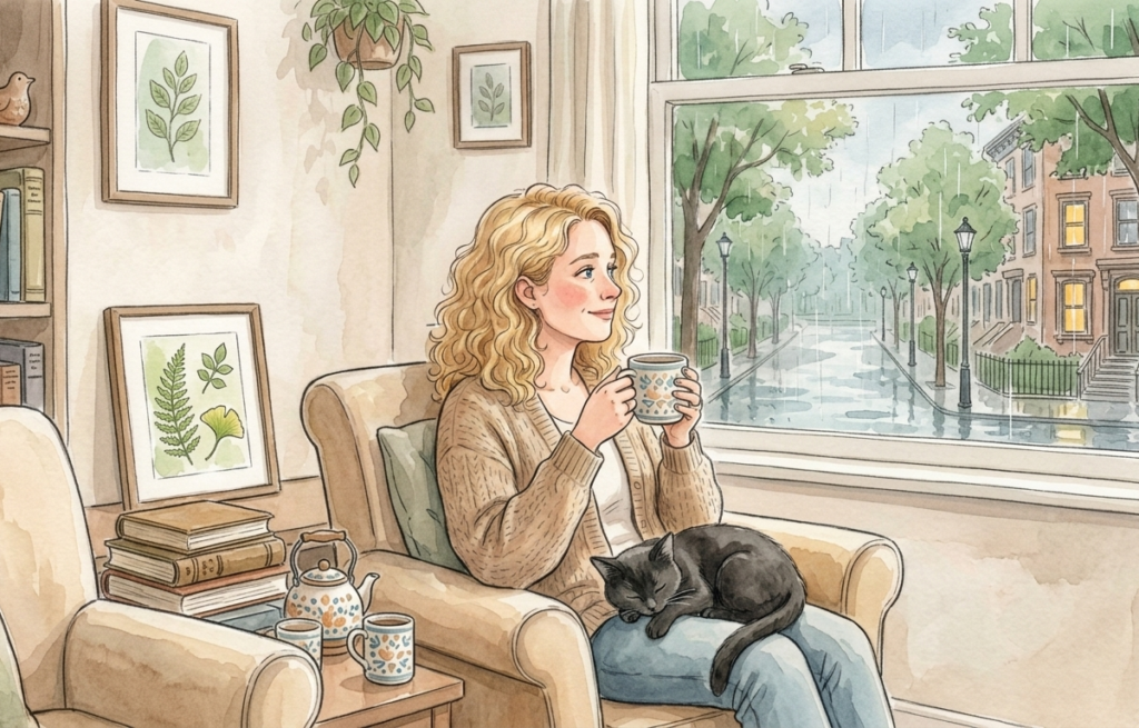 Erica's therapy cat